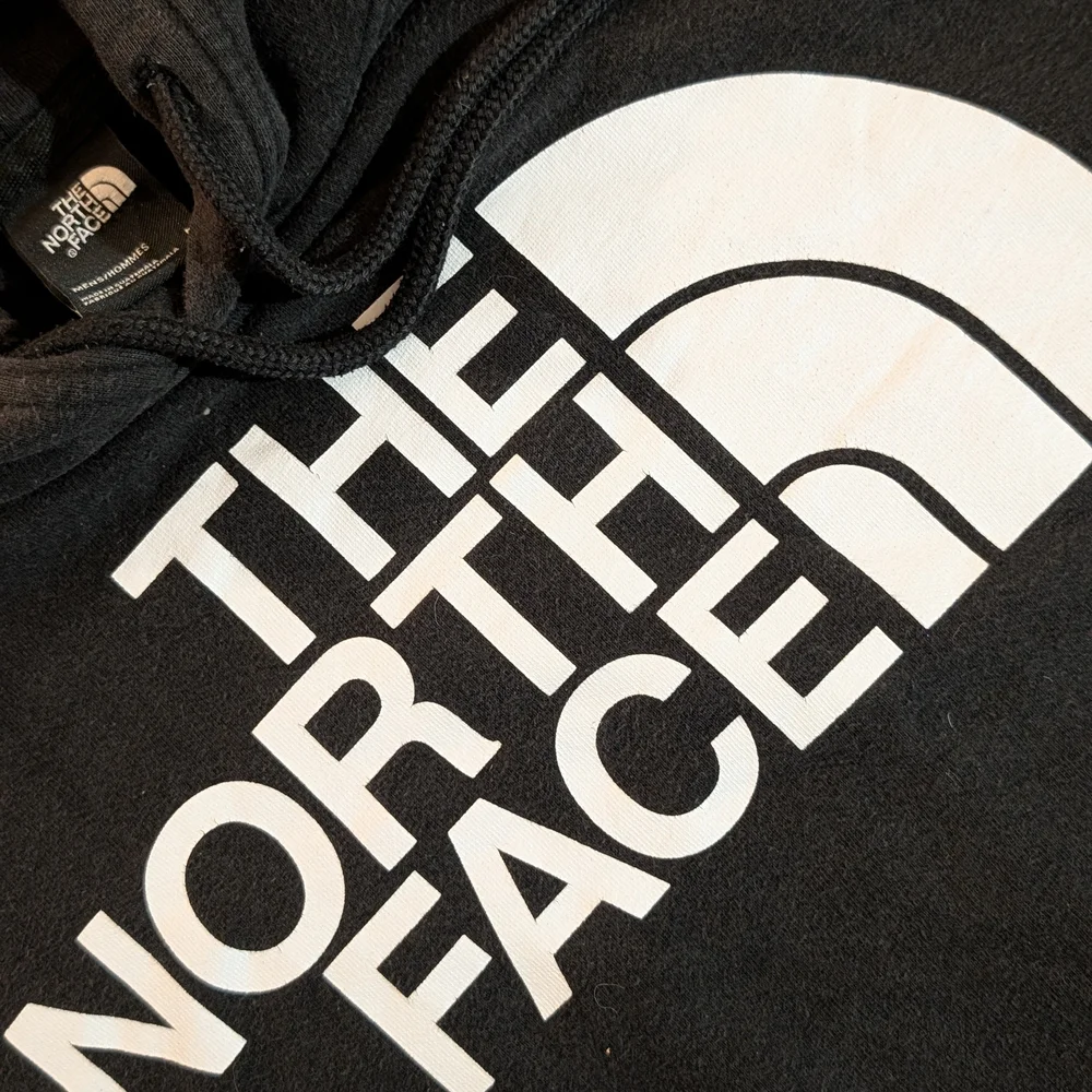 The North Face Black Fleece Pullover Hoodie‎ Men's Graphic Print Hooded M